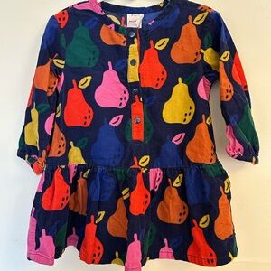Hanna Andersson 2T corduroy pear dress - worn little and in like-new condition